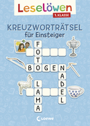 Leselöwen Kreuzworträtsel für Einsteiger - 1. Klasse (Himmelblau)