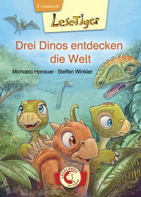 Reading Tiger - Three Dinos Discover the World