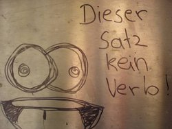 Armer deutscher Satz
