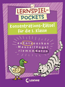 Learning Games (Pockets) - Concenartion Puzzles for First Graders