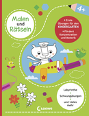 Malen und Rätseln - Erste Übungen für den Kindergarten (4+)