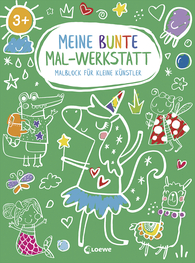 Meine bunte Mal-Werkstatt - Malblock für kleine Künstler - Einhorn