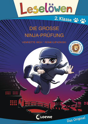 Leselöwen 2. Klasse - Die große Ninja-Prüfung (Großbuchstabenausgabe)