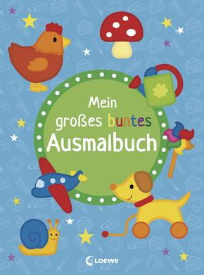 Mein großes buntes Ausmalbuch (Hund)