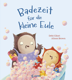 Badezeit für die kleine Eule