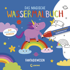 Das magische Wassermalbuch - Fantasiewesen