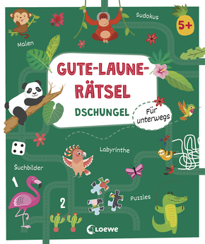 Gute-Laune-Rätsel für unterwegs - Dschungel