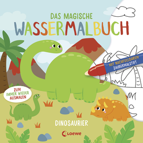 Das magische Wassermalbuch - Dinosaurier