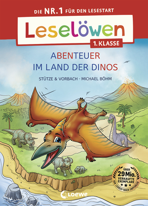 Leselöwen 1. Klasse - Abenteuer im Land der Dinos