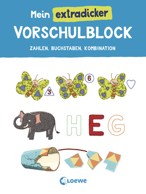 My extra-thick Preschool Book -<br />Numbers, Letters, Combination