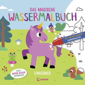 Das magische Wassermalbuch - Einhörner