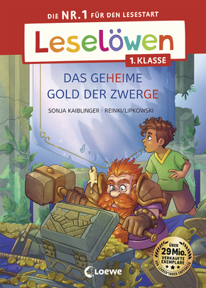 Leselöwen 1. Klasse - Das geheime Gold der Zwerge (Großbuchstabenausgabe)