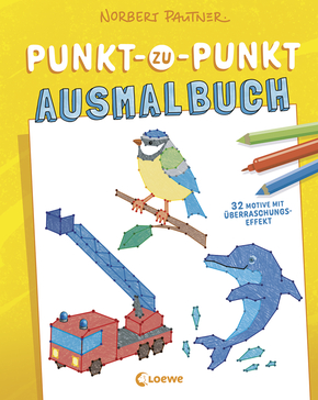 Punkt-zu-Punkt-Ausmalbuch (gelb)