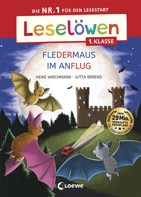 Leselöwen 1. Klasse - Fledermaus im Anflug (Großbuchstabenausgabe)