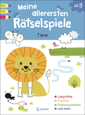 Meine allerersten Rätselspiele - Tiere