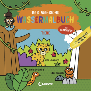 Das magische Wassermalbuch - Tiere
