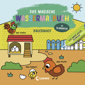 Das magische Wassermalbuch - Bauernhof