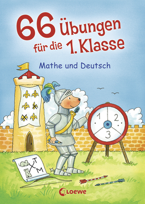 66 Übungen für die 1. Klasse - Mathe und Deutsch