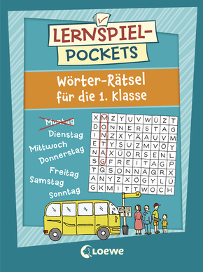 Learning Games (Pocket) - Word Puzzles for First Graders