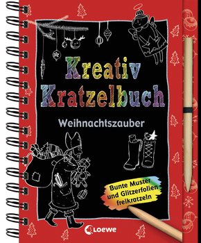 Kreativ-Kratzelbuch: Weihnachtszauber