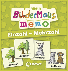 Mein Bildermaus-Memo - Einzahl - Mehrzahl