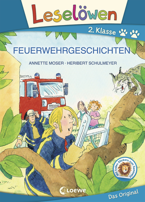 Leselöwen 2. Klasse - Feuerwehrgeschichten (Großbuchstabenausgabe)
