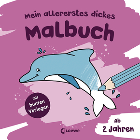 Mein allererstes dickes Malbuch (Delfin)