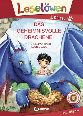 Leselöwen 1. Klasse - Das geheimnisvolle Drachenei (Großbuchstabenausgabe)