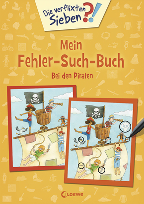 Die verflixten Sieben - Mein Fehler-Such-Buch - Bei den Piraten