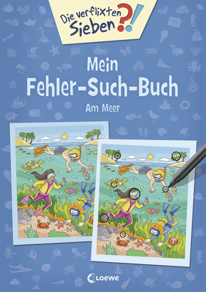 Die verflixten Sieben - Mein Fehler-Such-Buch - Am Meer