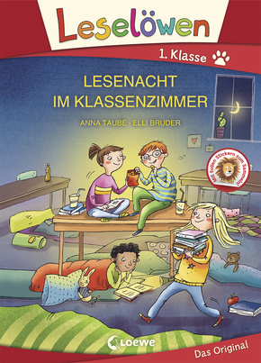 Leselöwen 1. Klasse - Lesenacht im Klassenzimmer (Großbuchstabenausgabe)