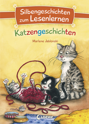 Silbengeschichten zum Lesenlernen - Katzengeschichten