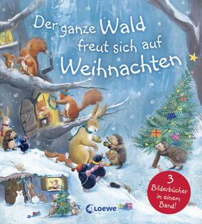 Der ganze Wald freut sich auf Weihnachten