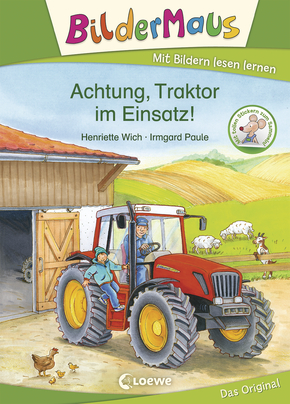 Bildermaus - Achtung, Traktor im Einsatz!