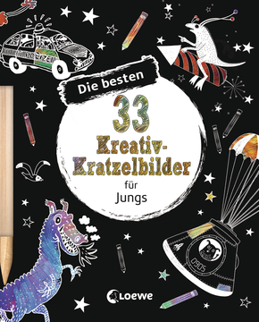 Die besten 33 Kreativ-Kratzelbilder für Jungs