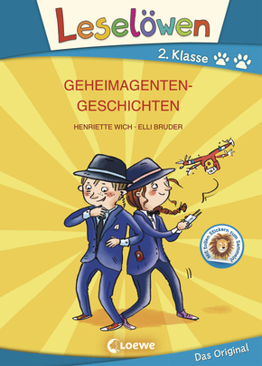 Leselöwen 2. Klasse - Geheimagentengeschichten (Großbuchstabenausgabe)