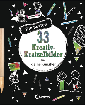 Die besten 33 Kreativ-Kratzelbilder für kleine Künstler