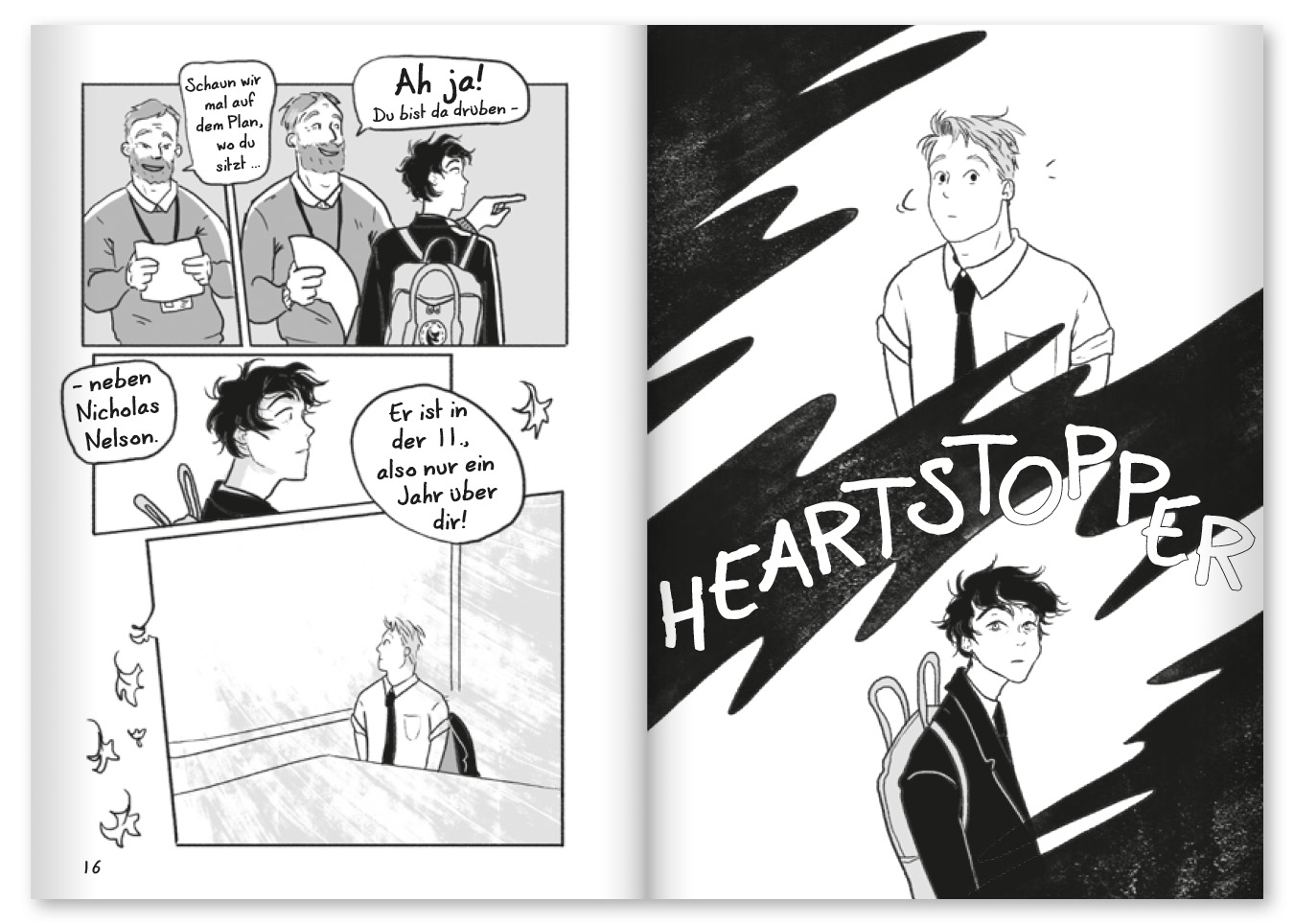 Heartstopper von Erfolgsautorin Alice Oseman erzählt als Comic-Buch für Teenager ab 14 Jahren die Geschichte von Nicks Coming Out