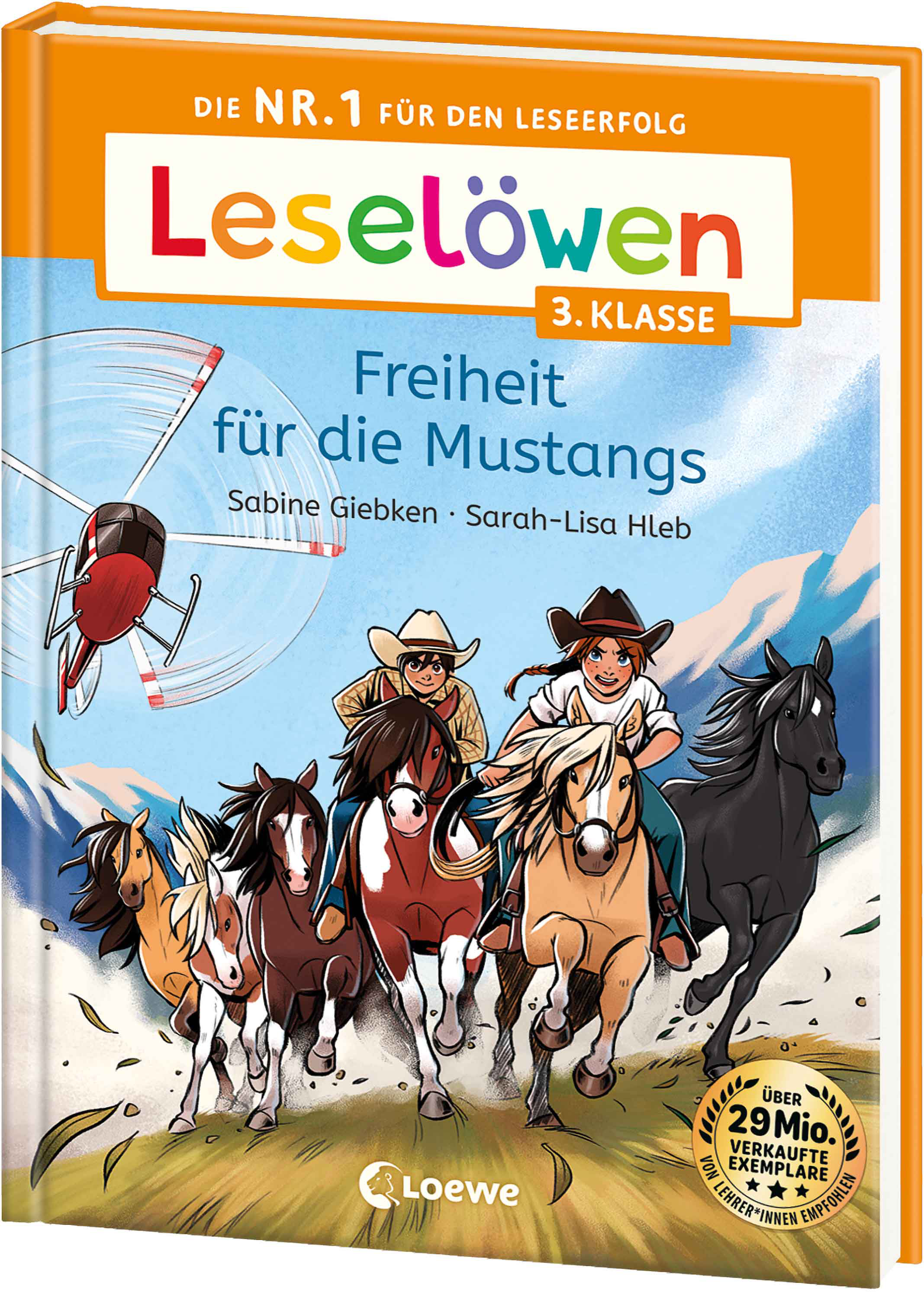 Leselöwen 3. Klasse - Freiheit für die Mustangs 9783743218949
