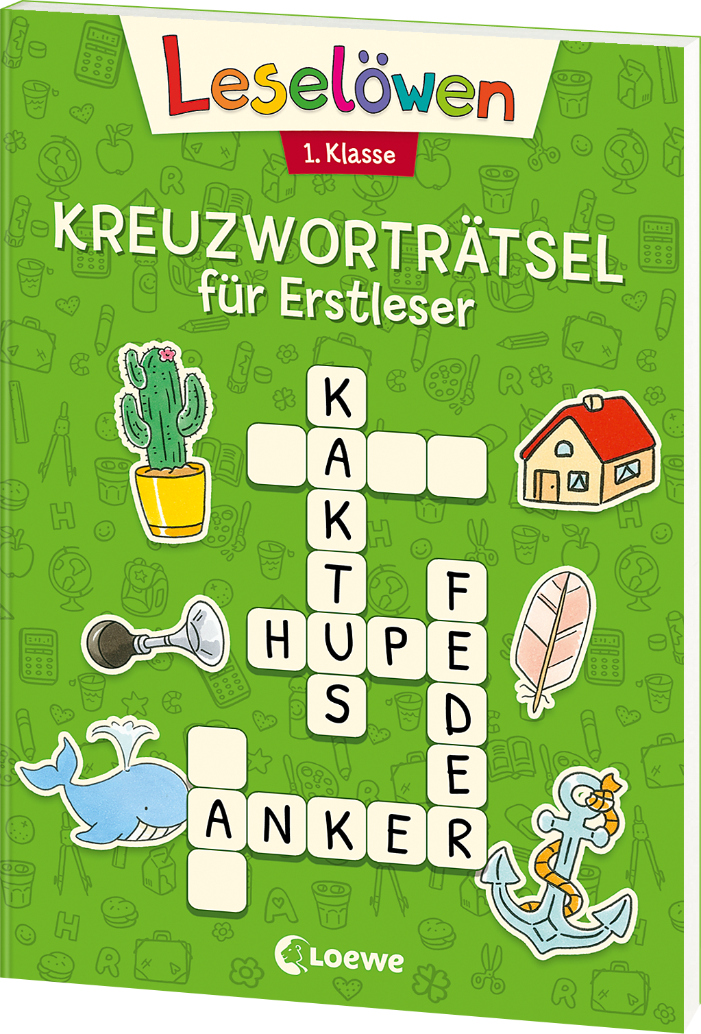 Leselöwen Kreuzworträtsel für Erstleser - 1. Klasse (Grün) 9783743201880 Leselöwen Kreuzworträtsel für Erstleser - 1. Klasse (Grün) 9783743201880