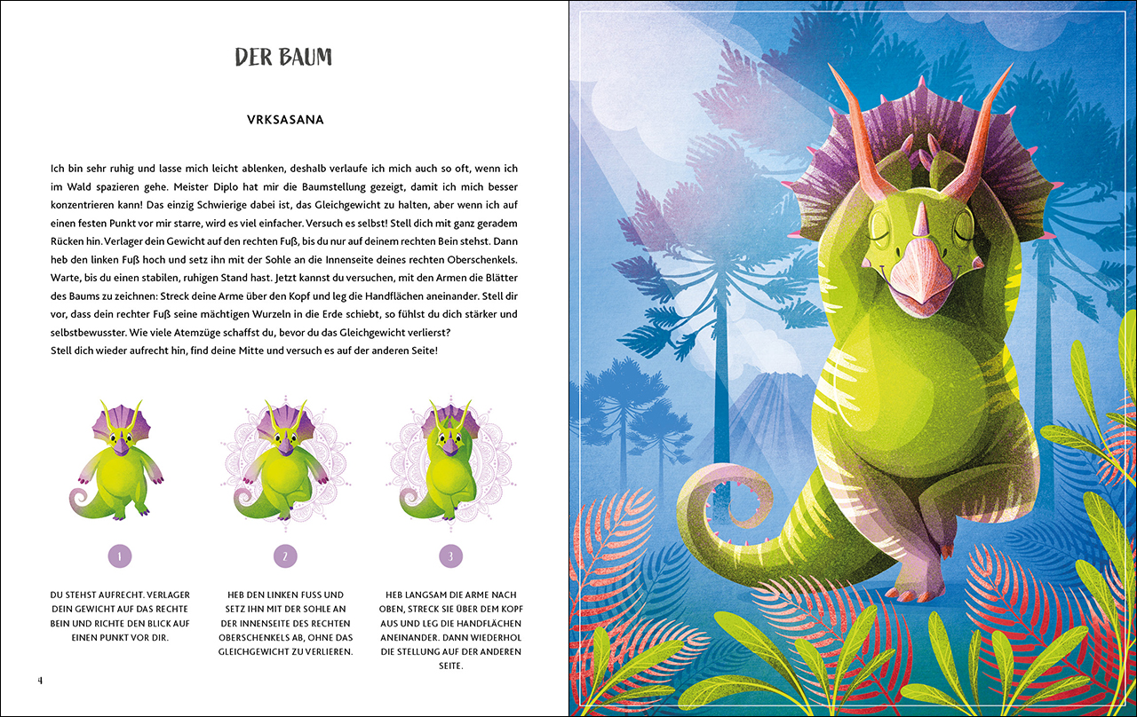 Kinder-Yoga für kleine Dinos 9783743212909_1