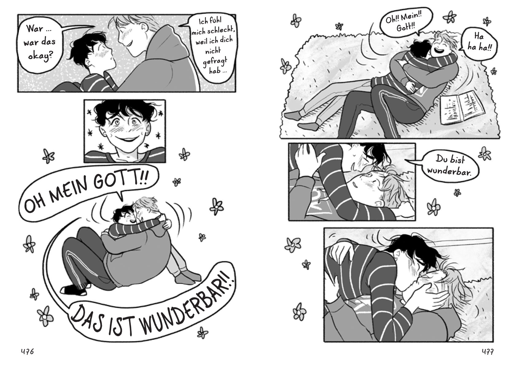 Innenseite der Graphic Novel Heartstopper Band 2 von Alice Oseman