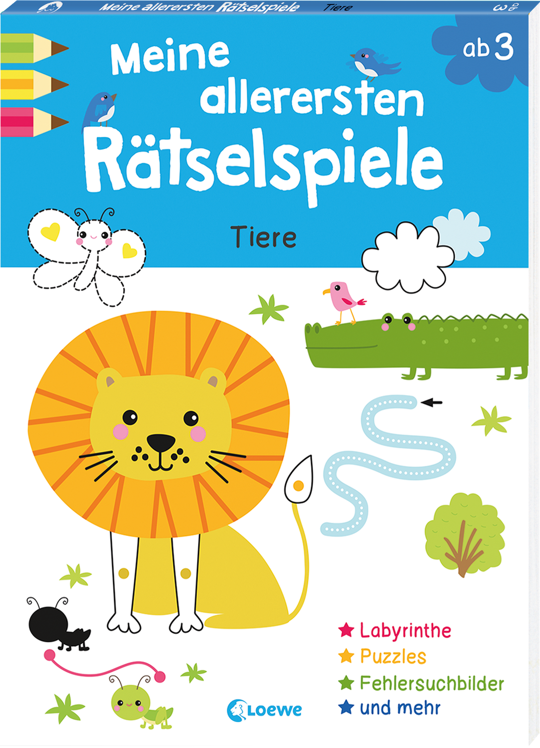 Meine allerersten Rätselspiele - Tiere 9783743221093
