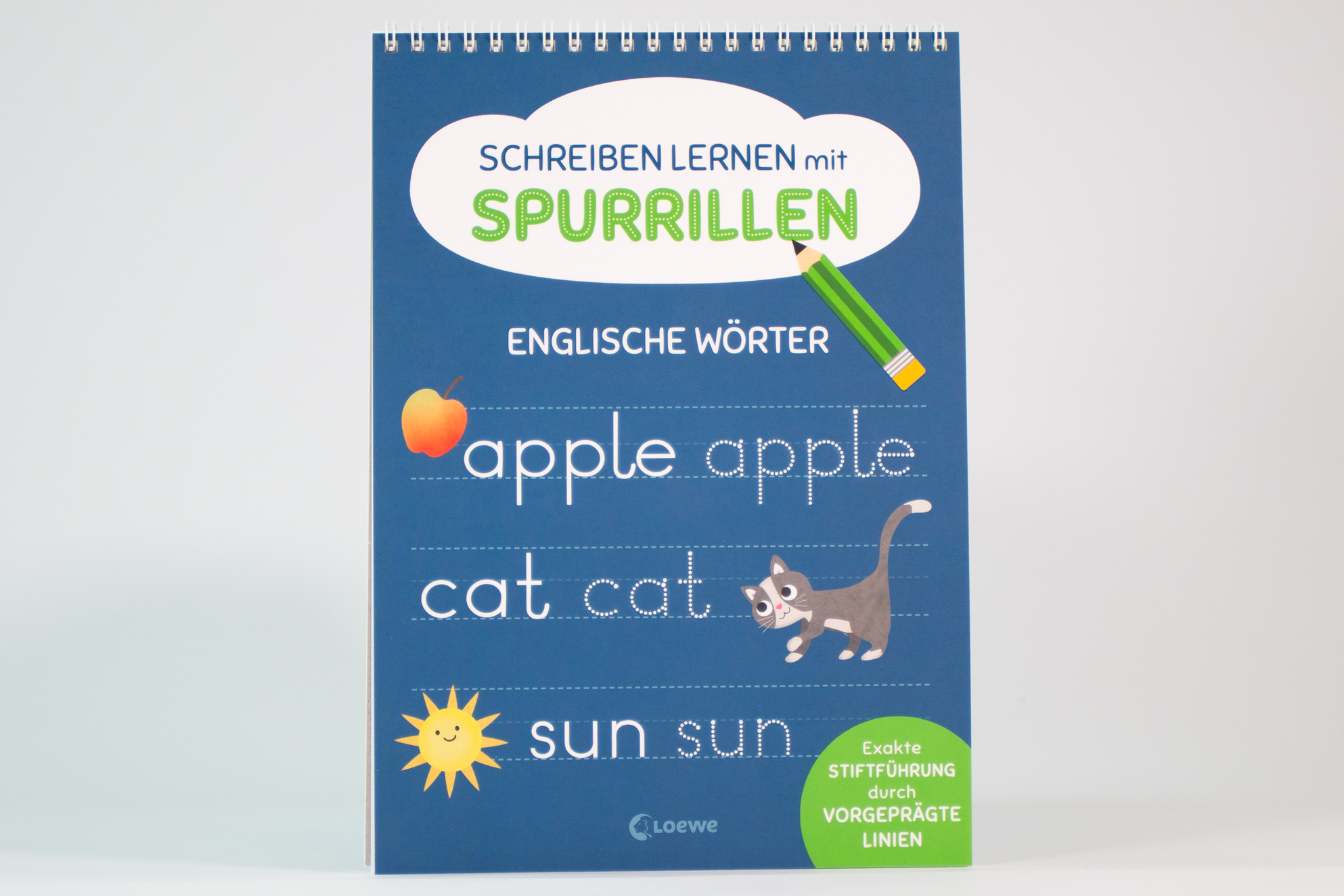 Schreiben lernen mit Spurrillen - Englische Wörter 9783743219731_2