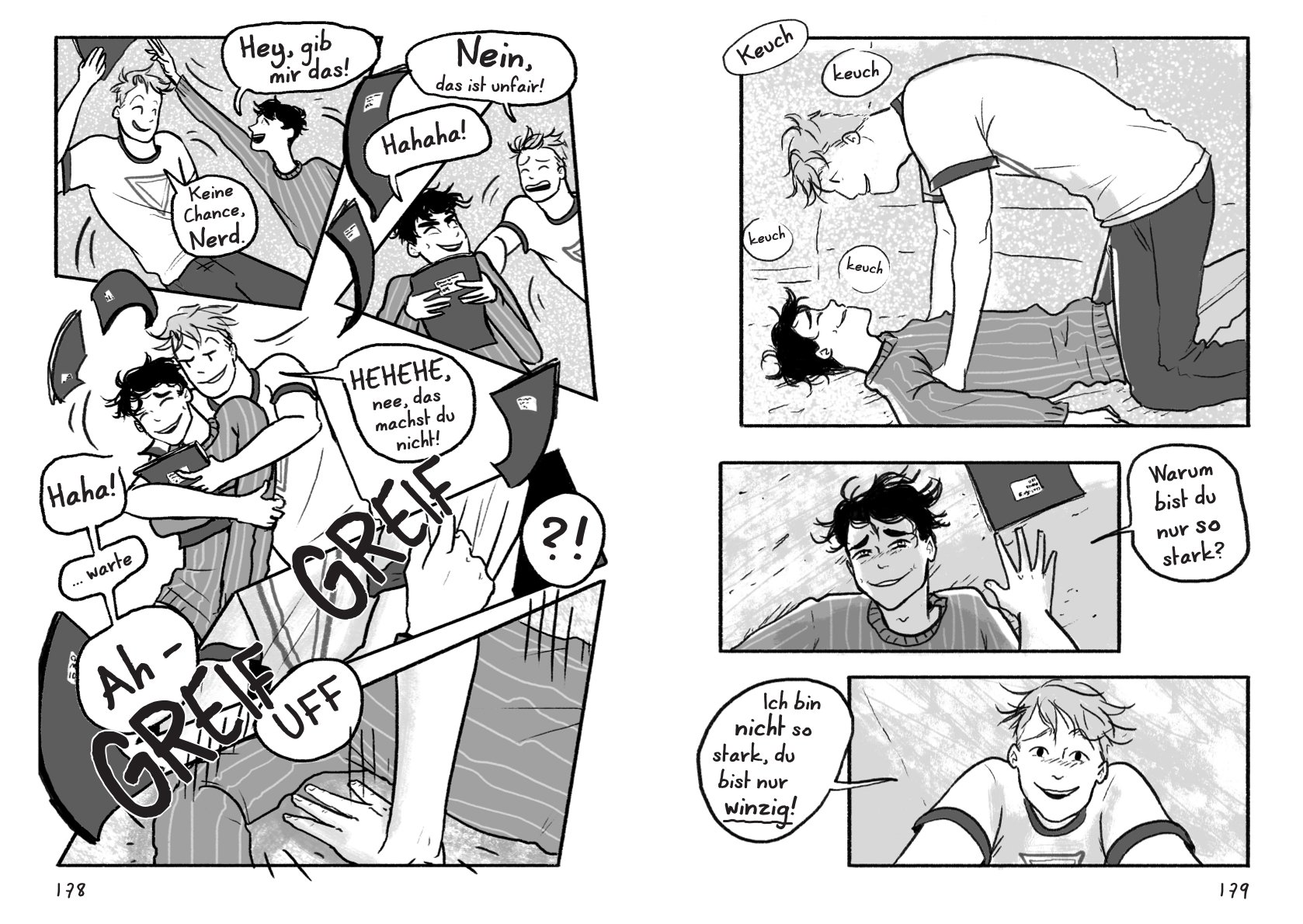 Innenseite der Graphic Novel Heartstopper Band 1 von Alice Oseman