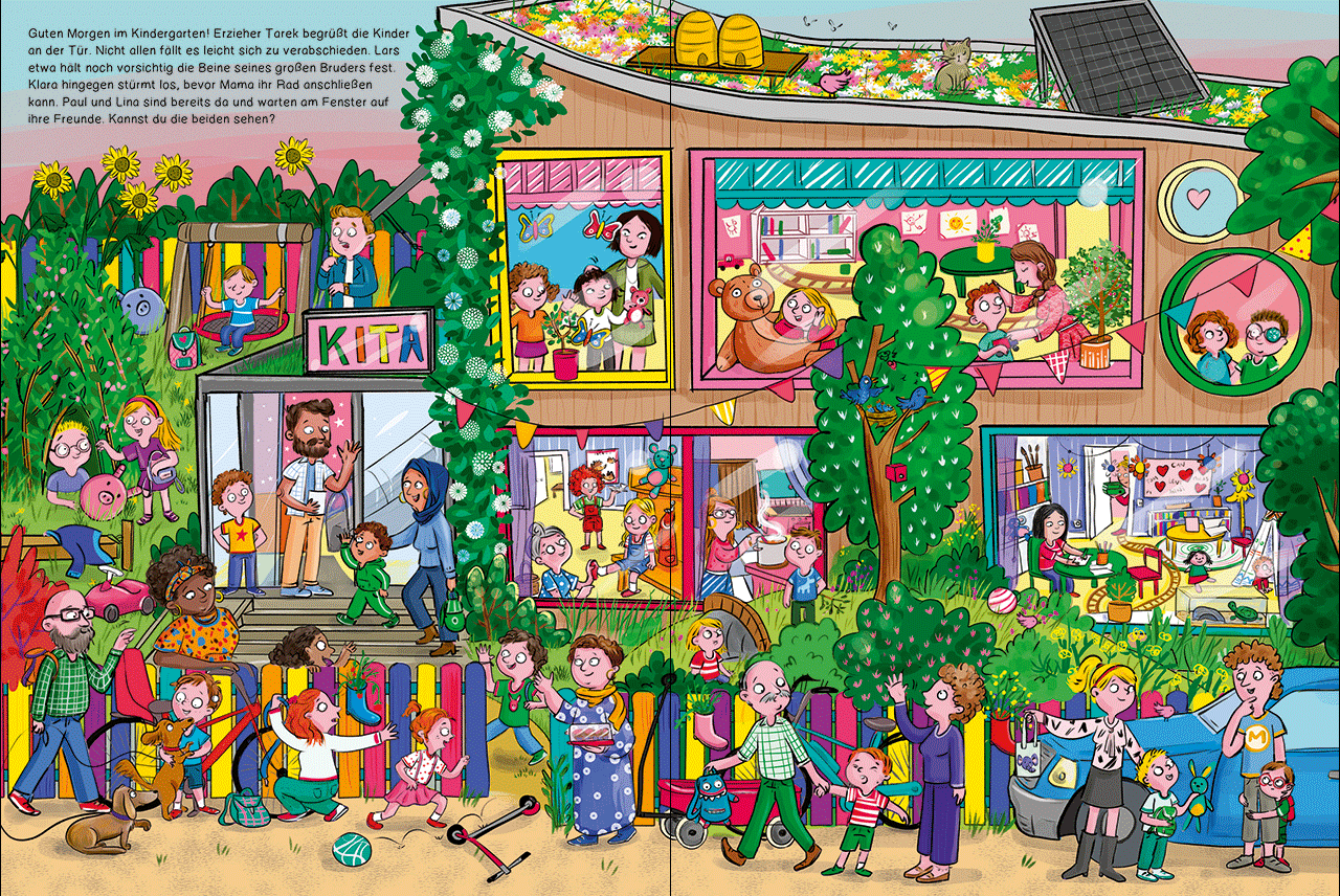 Mein schönstes Kindergarten-Wimmelbuch 9783743219854_11