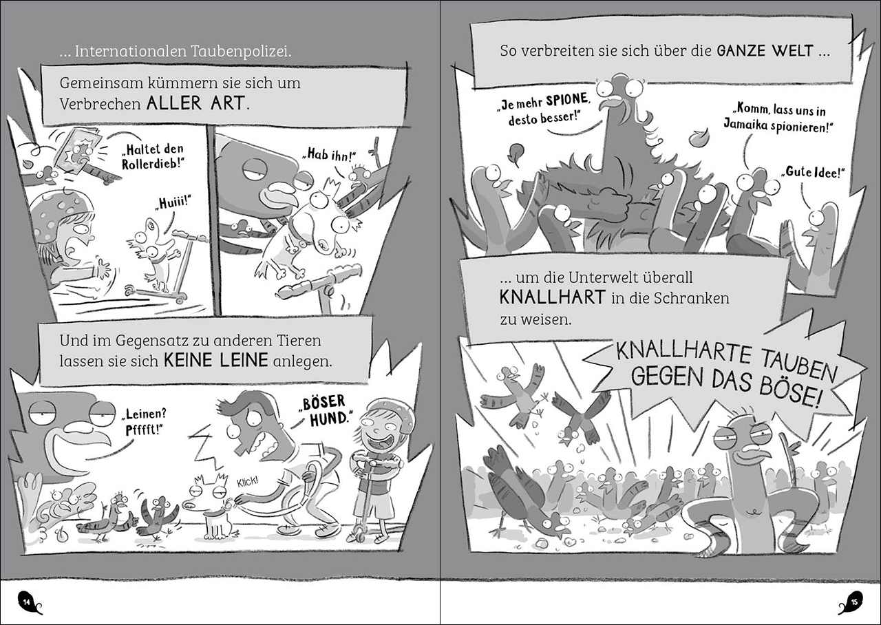 Knallharte Tauben lassen die Katze aus dem Sack (Band 5) 9783743211155_4 Knallharte Tauben lassen die Katze aus dem Sack (Band 5) 9783743211155_4