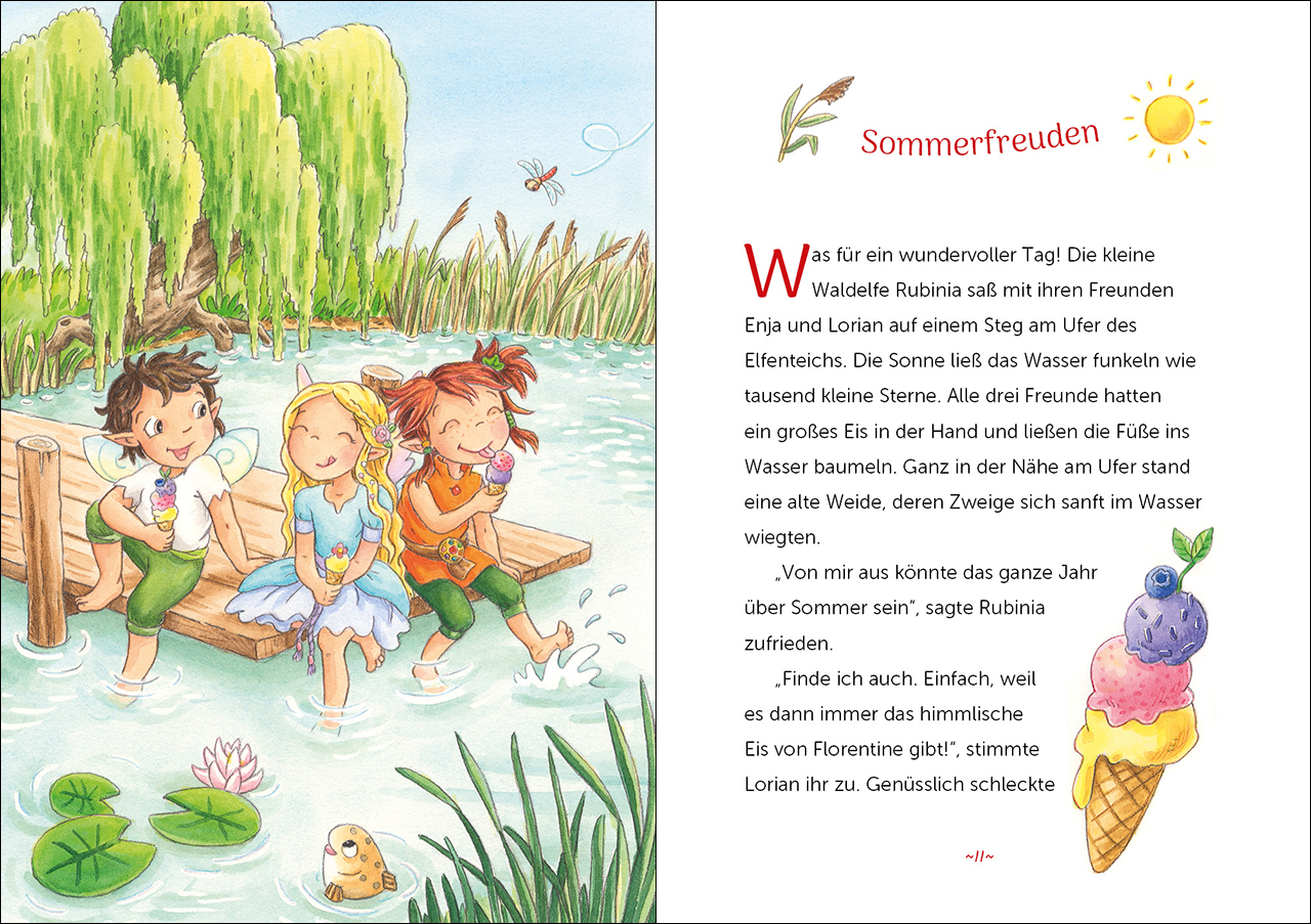 Rubinia Wunderherz, die mutige Waldelfe (Band 5) - Der geheimnisvolle Eiszauber 9783743211971_1