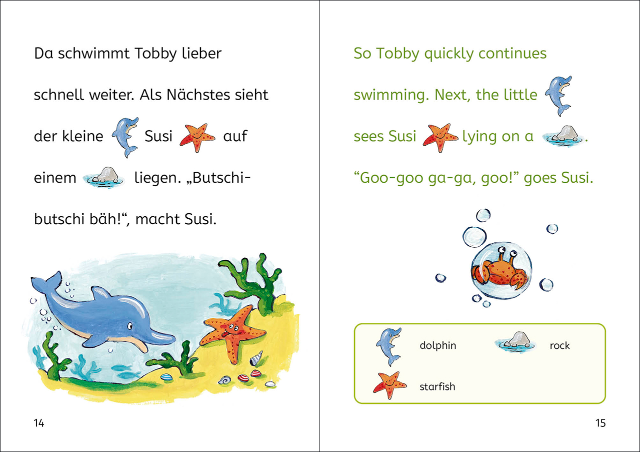 Bildermaus - Mit Bildern Englisch lernen - Delfingeschichten - Dolphin Stories 9783743212541_4