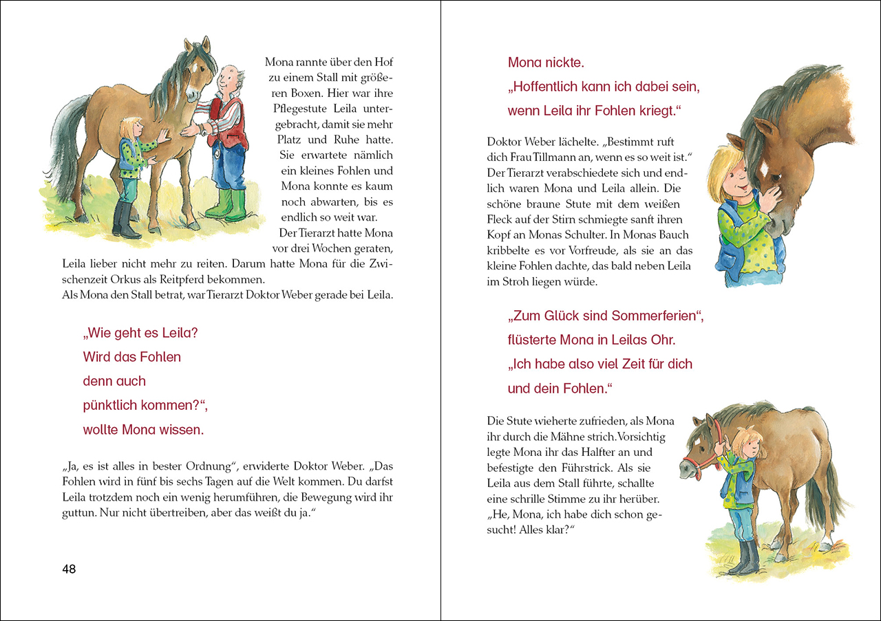 Lesenlernen in 3 Schritten - Die schönsten Fohlengeschichten  9783743214101_3